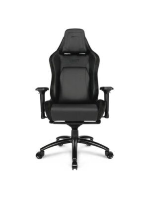 L33T E-Sport Pro Comfort Gaming Chair (PU) Black Gamer Stol - Sort - PU Læder - 170 kg