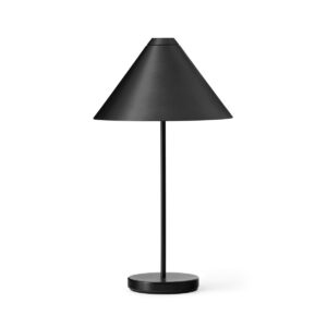New Works Brolly bærbar bordlampe Steel black