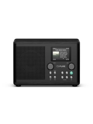 PURE Classic H4i - Black Ash - DAB+/FM - Mono - Sort