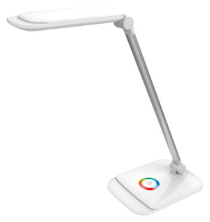 Platinet PDLQ60 Skrivebordslampe - 12W, USB-A - Hvid