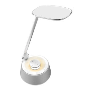 Platinet PDLU9A Skrivebordslampe med Bluetooth Højttaler - USB-A, 18W