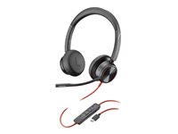 Poly - Plantronics Blackwire 8225-M Kabling Headset Sort