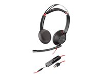 Poly - Plantronics Blackwire C5220 USB-A Kabling Headset Sort