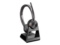 Poly Savi 7220 Office Trådløs Trådløst headset-system Sort