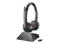Poly Savi 8220 UC Trådløs Trådløst headset-system Sort