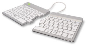 R-Go Tools RGOSBNDWLWH Tastatur - Bluetooth, QWERTY - Hvid