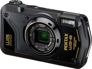 Ricoh Pentax WG-8 Digitalt Kamera - 20MP, 5xoptisk zoom, 28-140mm, 3" LCD, 4K - Sort