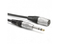 Sommer Cable HBP-XM6S-0090 Audio Adapterkabel [1x XLR-stik 3-polet - 1x Jackstik 6.3 mm (mono)] 0.90 m Sort