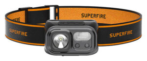 Superfire HL23-S Pandelampe - 350lm, USB-C