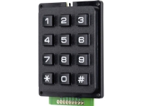 TRU COMPONENTS Trykknaptastatur Tastatur Matrix 3 x 4 1 stk