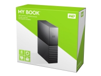 WD My Book WDBBGB0080HBK - Harddisk - krypteret - 8 TB - ekstern (stationær) - USB 3.0 - 256-bit AES - sort