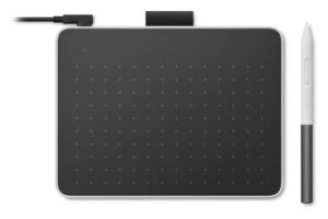 Wacom One S Digital Tegneplade - (91,5x152mm) USB-C, Bluetooth - Sort