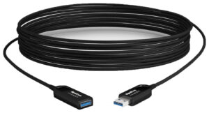 WyreStorm CAB-UAOC-15-C USB-A Hun til USB-A Han - 10Gbps, Sort - 15m
