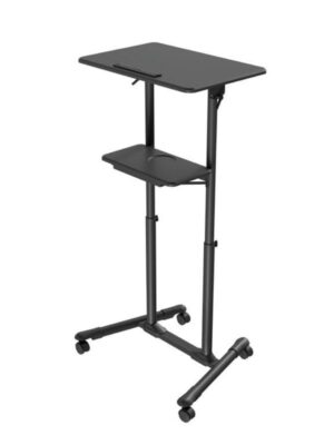 Gembird Mobile lecture desk with caster wheels black