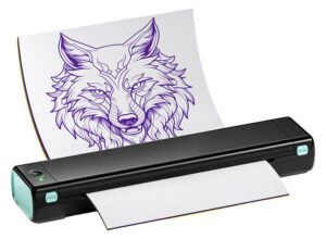 Phomemo Tattoo Bærbar Labelprinter - Sort, Grøn