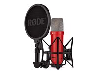 RØDE NT1 Mikrofon Kablet -32dBV/Pascal Kardioide Sort Rød