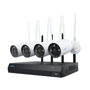 Reolink Rlk12-800wb4 Sikkerhedssystem 12-kanals 4k Nrv + 4x 4k-kamera