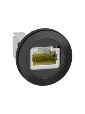 Schneider Electric Harmony rj45 udtag til montage i ø22 mm. hul for ethernet, hun/hun stik på begge sider