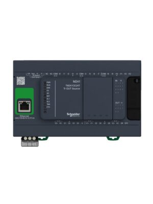 Schneider Electric TM241 PLC Kommunikation Ethernet, WEB server & Modbus, Indgange 14, Udgange 10 PNP, forsyning 24 VDC