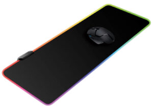 Varr Gaming Musemåtte - RGB, 900x400x3mm - Sort