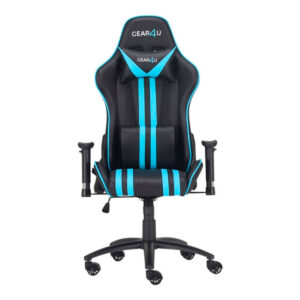 Gear4U Elite Gamer stol - Sort, Lyseblå