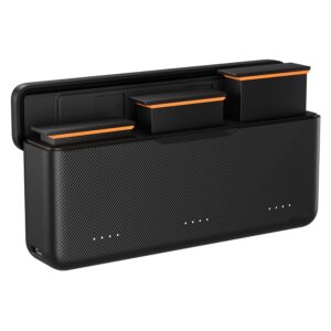 Telesin Batteri oplader case til 3 batterier , DJI Osmo Action 3 til 5 Pro