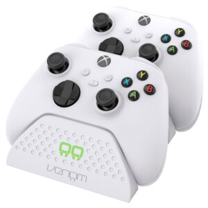 Venom Dual Controller Dock med Batteri (Xbox One/Xbox Series X/S) Hvid
