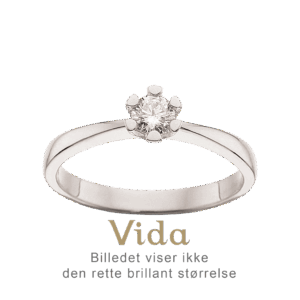 Vida Ring 0,25 ct. i 14 Karat Hvidguld fra Scrouples