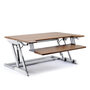 WERGON Winston Ergonomisk Hæve/Sænke Desk Riser - Mørk Brun