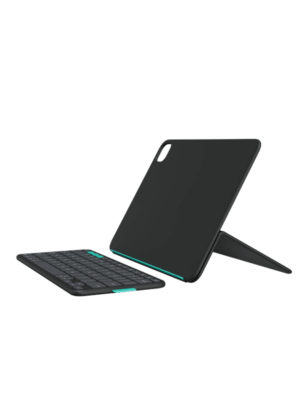 Logitech Flip Folio iPad Pro 11" (M4) & Air 11" (M2 & M3) & iPad Air (5th Gen) - Tastatur & Folio sæt - Nordisk - Sort