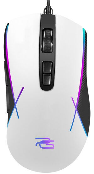 Proove Defiant Gaming Mus - 7 Knapper, USB-A - Hvid