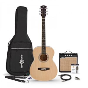 Student Elektroakustisk Guitar + 15W Forstærkerpakke