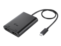 i-Tec - Ekstern videoadapter - USB-C 3.1 - 2 x HDMI - sort