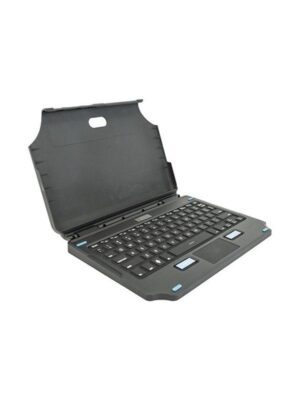 Gamber-Johnson LLC Gamber-Johnson 2-in-1 - keyboard and folio case (case) - attachable compact - with touchpad mouse buttons - QWERTY - UK Input Device - Tastatur & Folio sæt - Engelsk - UK - Sort