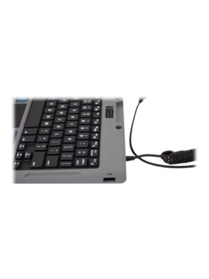 Gamber-Johnson LLC Gamber-Johnson Rugged Lite - keyboard - with touchpad - Spanish Input Device - Tastatur - Spansk - Grå
