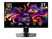 MSI MAG 271QPX QD-OLED 27" 2560 x 1440 (2K) HDMI DisplayPort USB-C 240 Hz Pivot Skærm