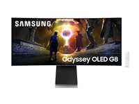 Samsung Odyssey OLED G8 S34DG850SU 34" 3440 x 1440 (UltraWide) HDMI DisplayPort 175Hz Pivot Skærm