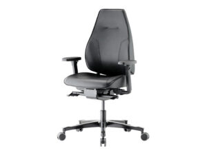 Kontorstol med Armlæn | Lanab 6340+ |Læder