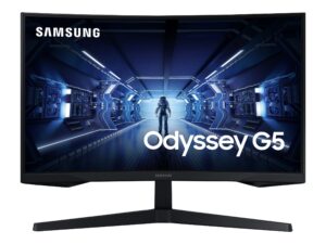 Samsung Odyssey G5 C27G54TQWU 27" 2560 x 1440 HDMI DisplayPort 144Hz curved buet gaming PC skærm