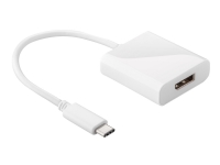 goobay - Ekstern videoadapter - USB-C - DisplayPort - hvid - en gros
