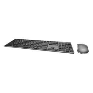 Deltaco Wireless Keyboard Mouse Combo, Usb Receiver, Us Layout Tastatur