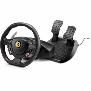 Thrustmaster T80 Ferrari 488 GTB Edition - sort rat og pedaler til PlayStation 4