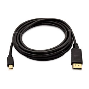 V7 Mini DisplayPort til DisplayPort kabel - Sort, 3 m