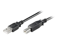 goobay - USB-kabel - USB Type B (han) til USB (han) - USB 2.0 - 1 m - sort