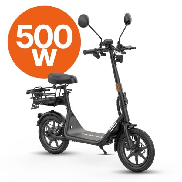 El-løbehjul 500 W – Manta Flinston Mes 1402J, sort