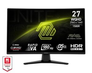 Gaming skærm MSI MAG 274CQFDE 27" WQHD 180 Hz kurvet