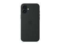 Mobilcover Apple iPhone 16 Plus – Apple MagSafe silikone, sort