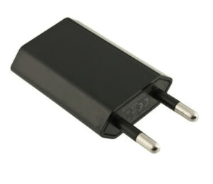 Sort USB oplader til gadgets