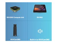 AudioCodes Room Experience (RX) Suite RXV200-B360 Videokonferencepakke 4-mikrofon-array 8"
