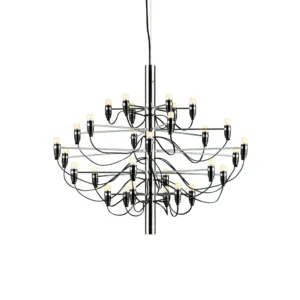 Flos 2097 Sarfatti lysekrone Krom 30 lamper